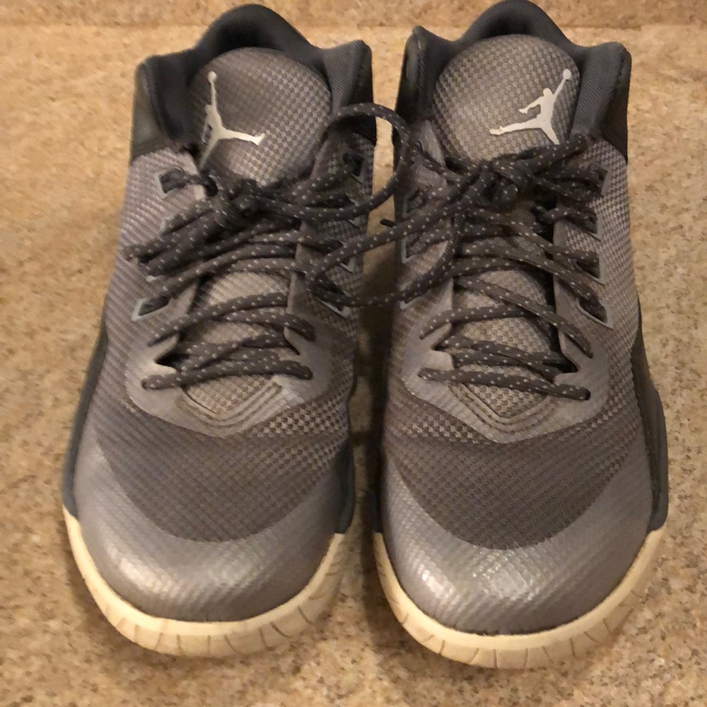 Gray and White High Top Nike’s